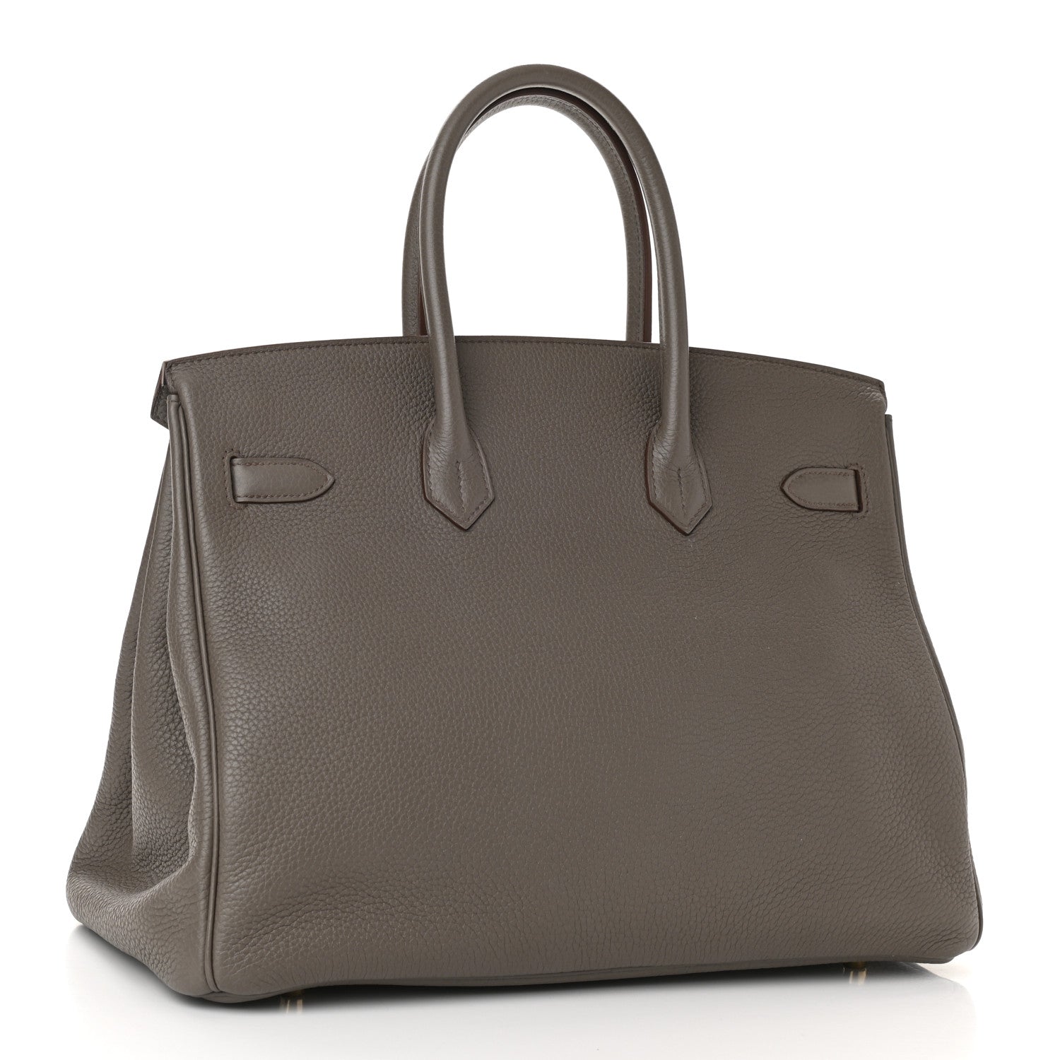 Hermes Taurillon Clemence Lizard Club Birkin 35 Etain Graphite 2 of 9