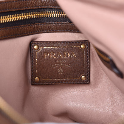 Prada Cervo Lux Deerskin Chain Bag Bruciato 7 of 15