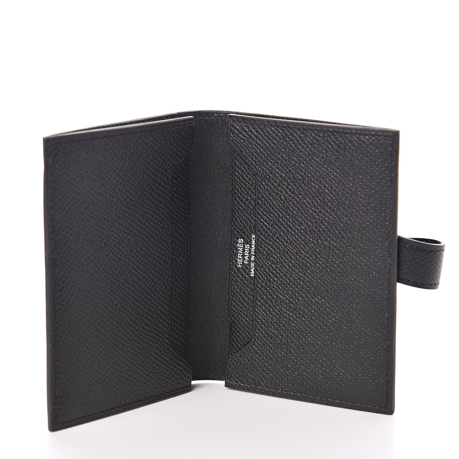 Hermes Epsom Bearn Card Holder Black 5 of 7