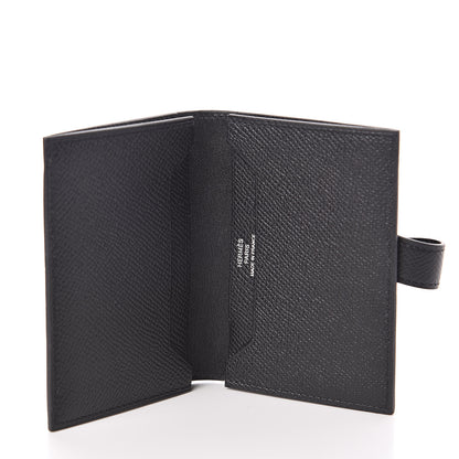 Hermes Epsom Bearn Card Holder Black 5 of 7