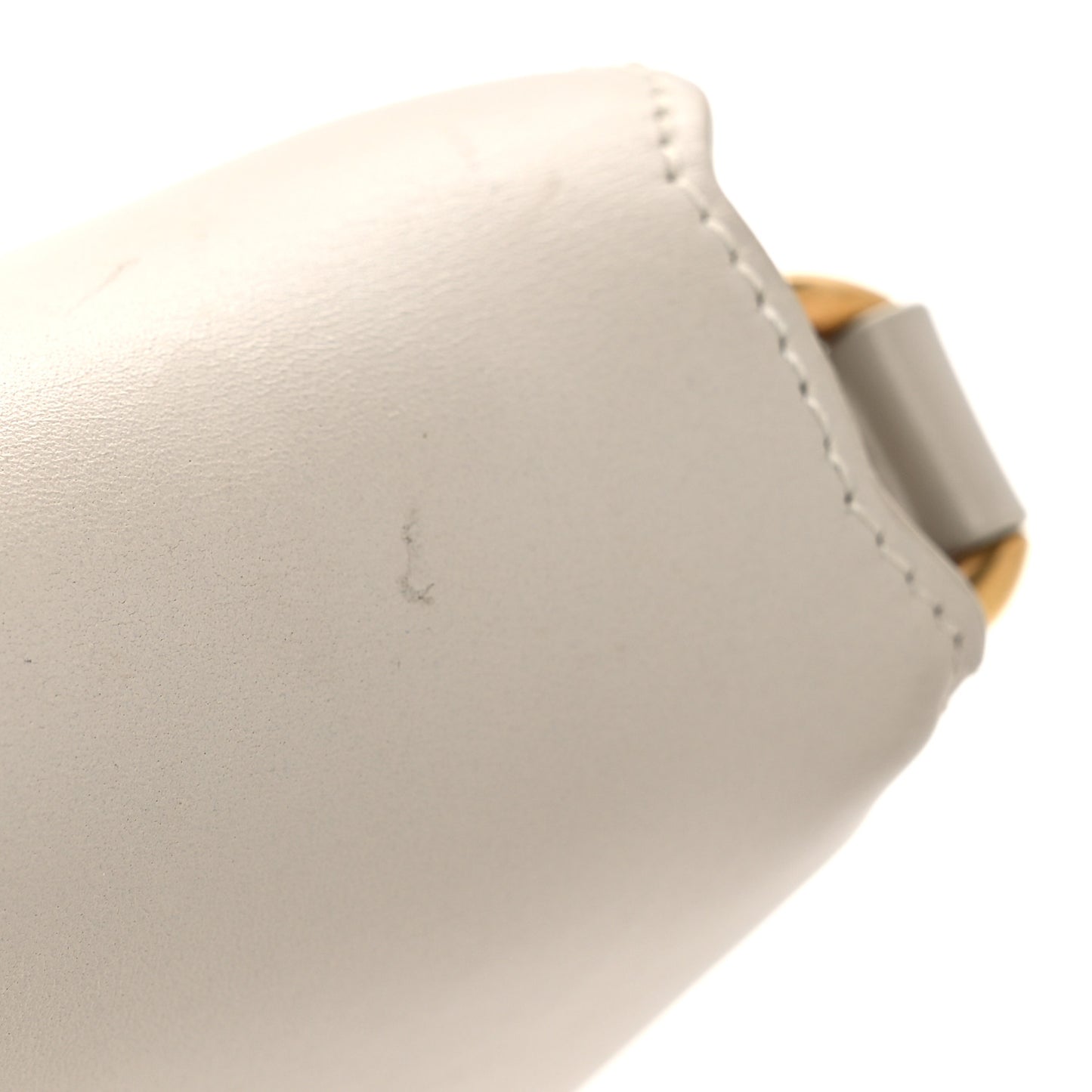 Smooth Calfskin Le Maillon Satchel Crema Soft