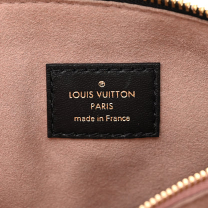Louis Vuitton Lambskin Embossed Monogram Coussin PM Black 6 of 9