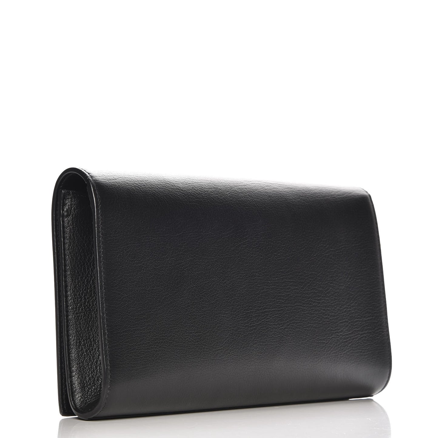 Calfskin Monogram Large Belle De Jour Clutch Black