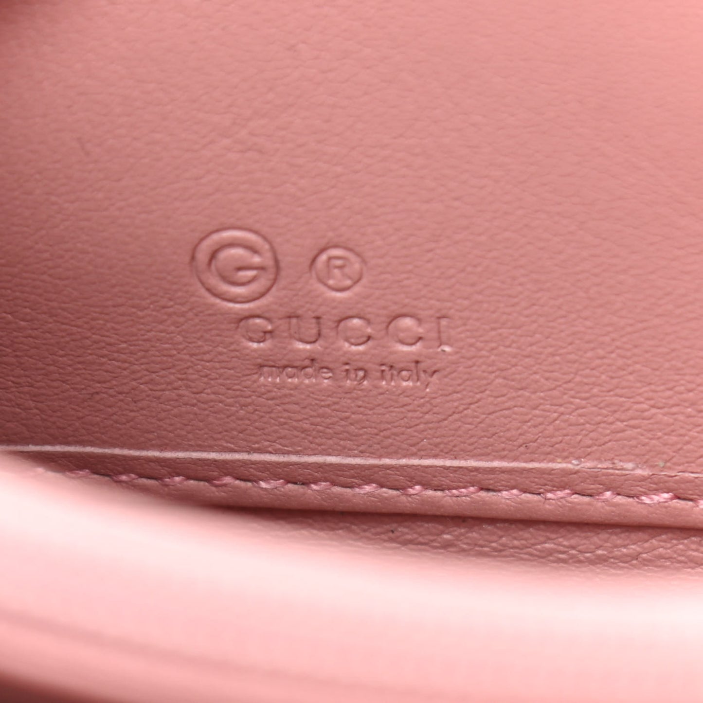 Microguccissima Zip Around Wallet Soft Pink
