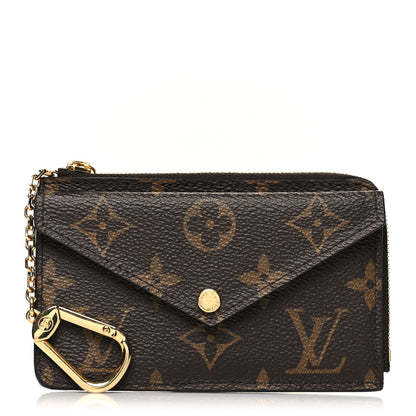 Louis Vuitton Monogram Recto Verso Card Holder Black 1 of 8