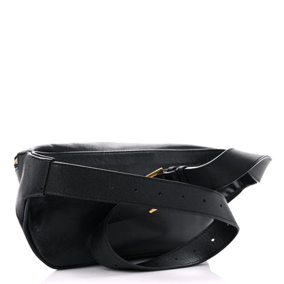 Saint Laurent Grain De Poudre Monogram Belt Bag Black 3 of 16