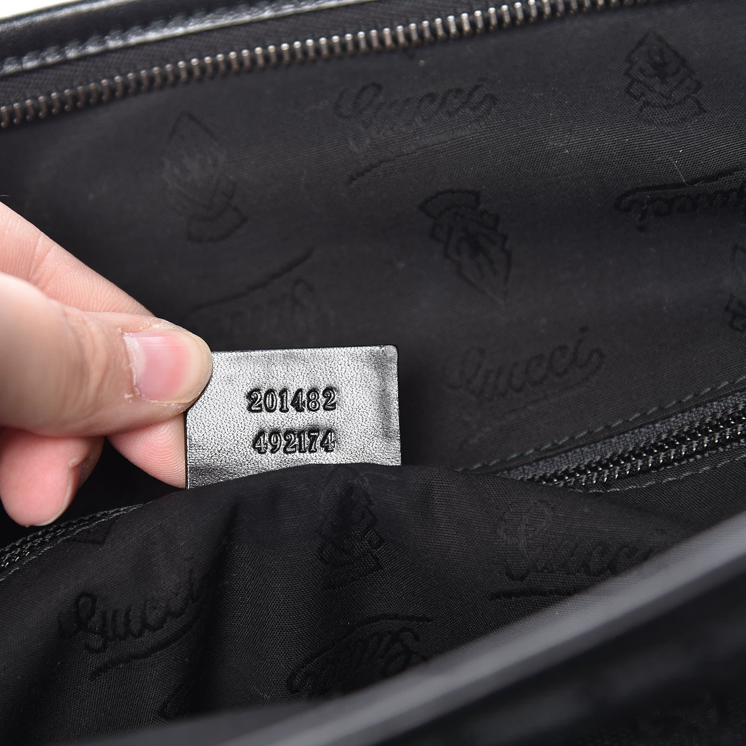 Gucci Imprime Monogram Medium Joy Tote Bag Black 9 of 10