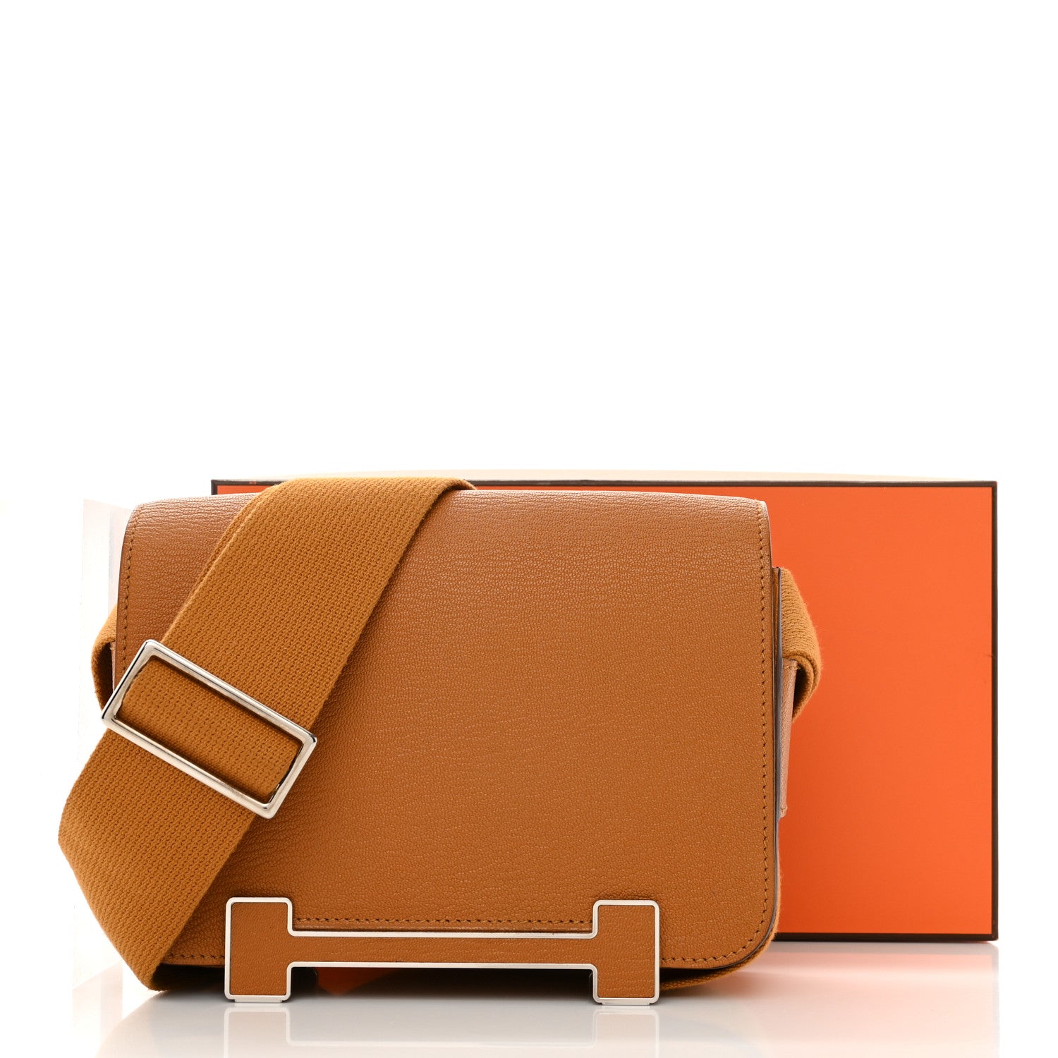 Hermes Chevre Mysore Geta Caramel 11 of 11