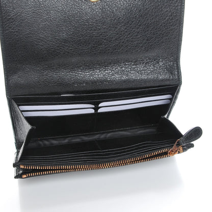 Balenciaga Agneau Giant 12 Rose Gold Hardware Money Wallet Black 5 of 6