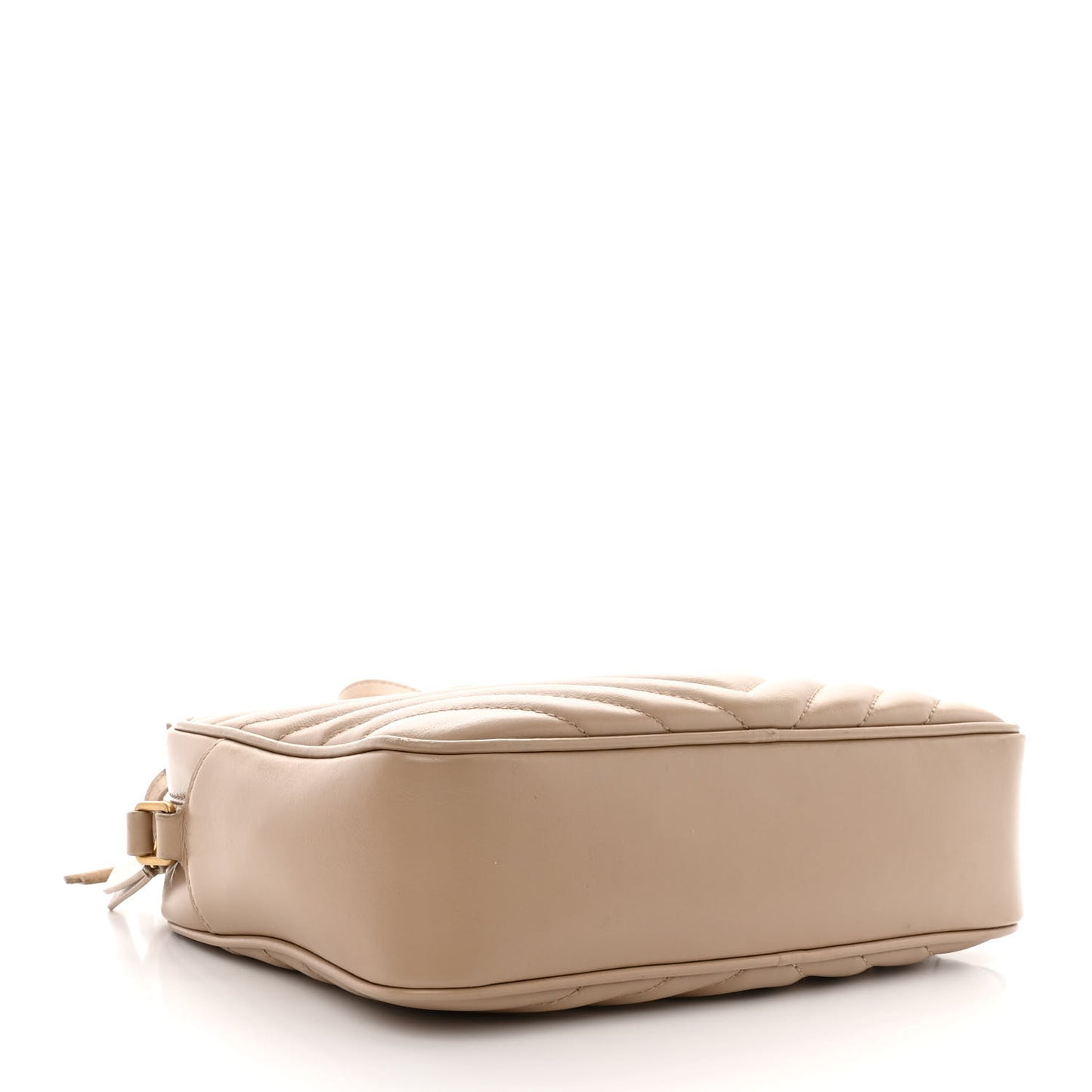 Calfskin Matelasse Monogram Lou Camera Bag Dark Latte