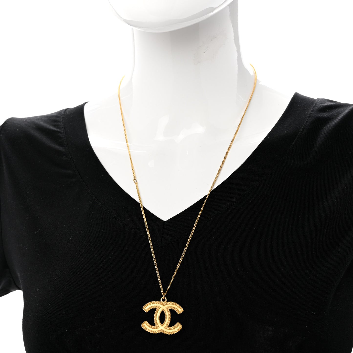 CC Necklace Matte Gold