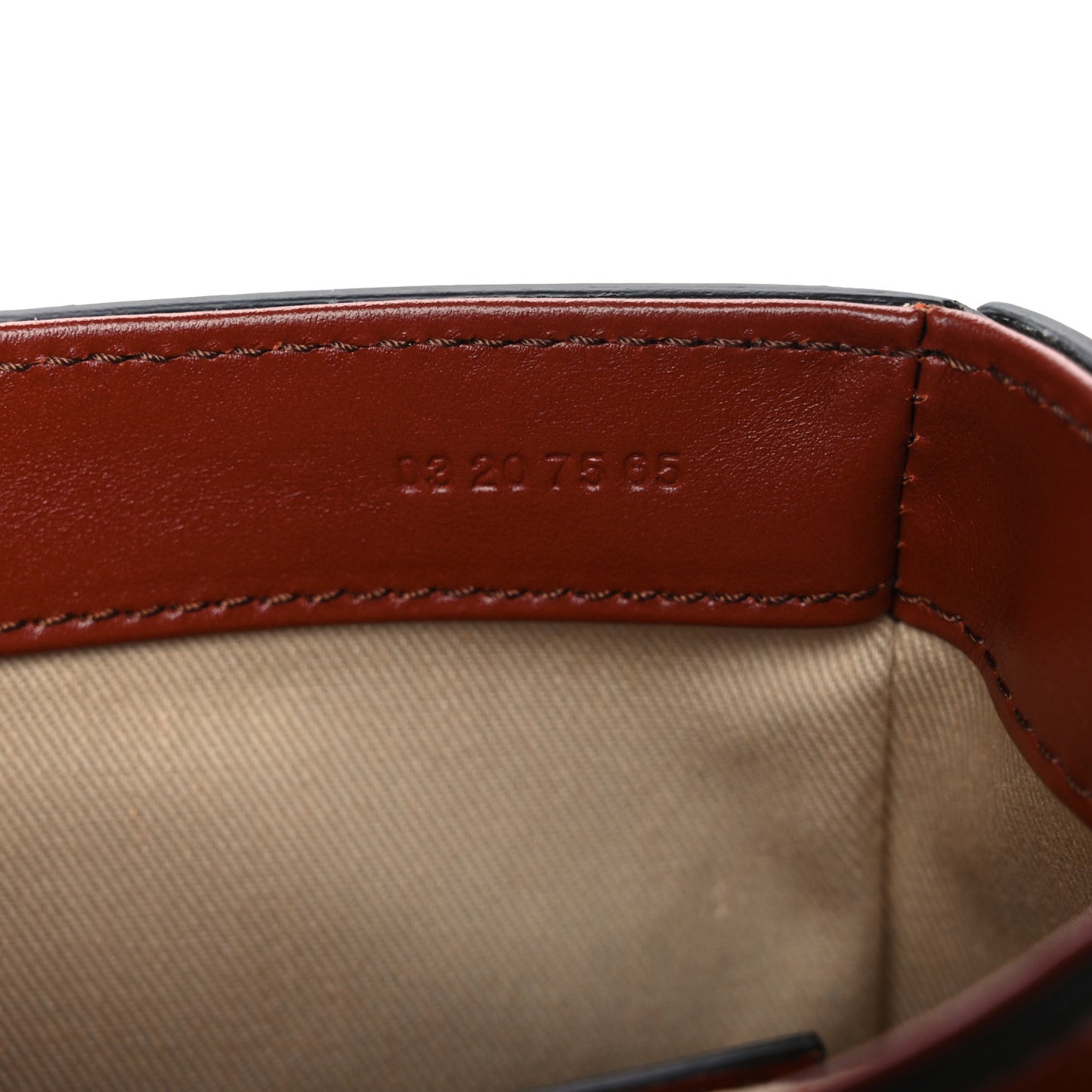 Shiny Calfskin Suede Mini C Bag Sepia Brown