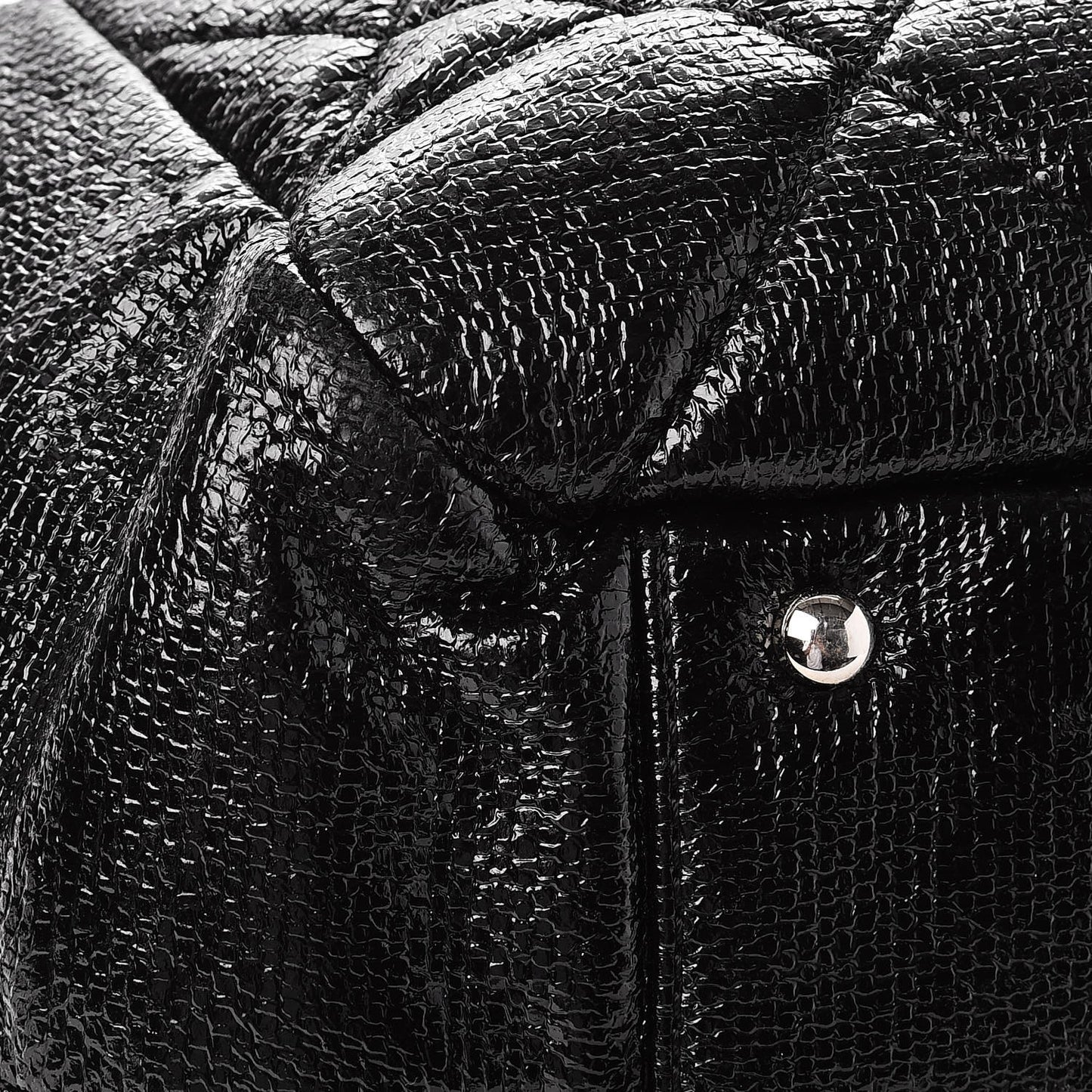 Coated Canvas Paris Biarritz Satchel Black