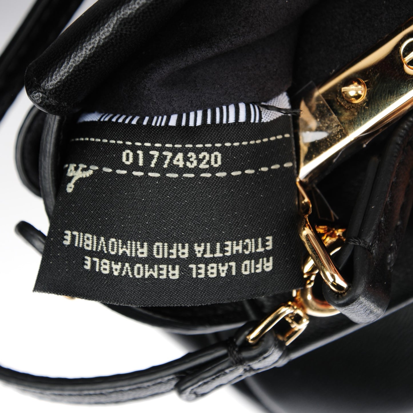 Nappa Micro Peekaboo Iconic Satchel Black