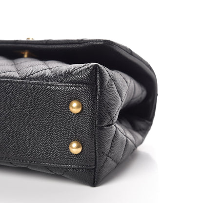 Chanel Caviar Quilted Mini Coco Handle Flap Black 10 of 10