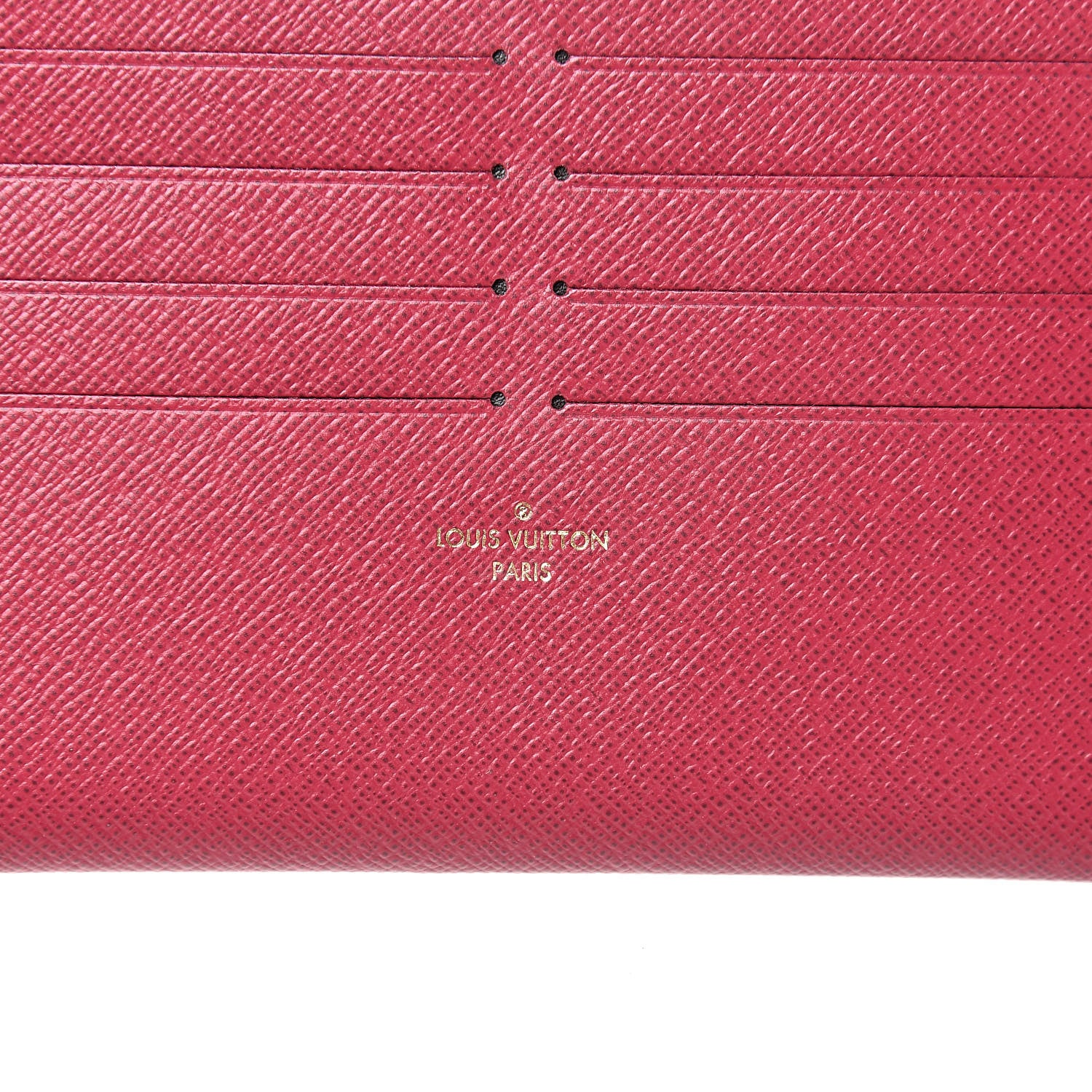 Louis Vuitton Calfskin Felicie Card Holder Insert Fuchsia 6 of 6