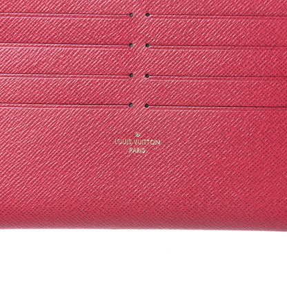 Louis Vuitton Calfskin Felicie Card Holder Insert Fuchsia 6 of 6