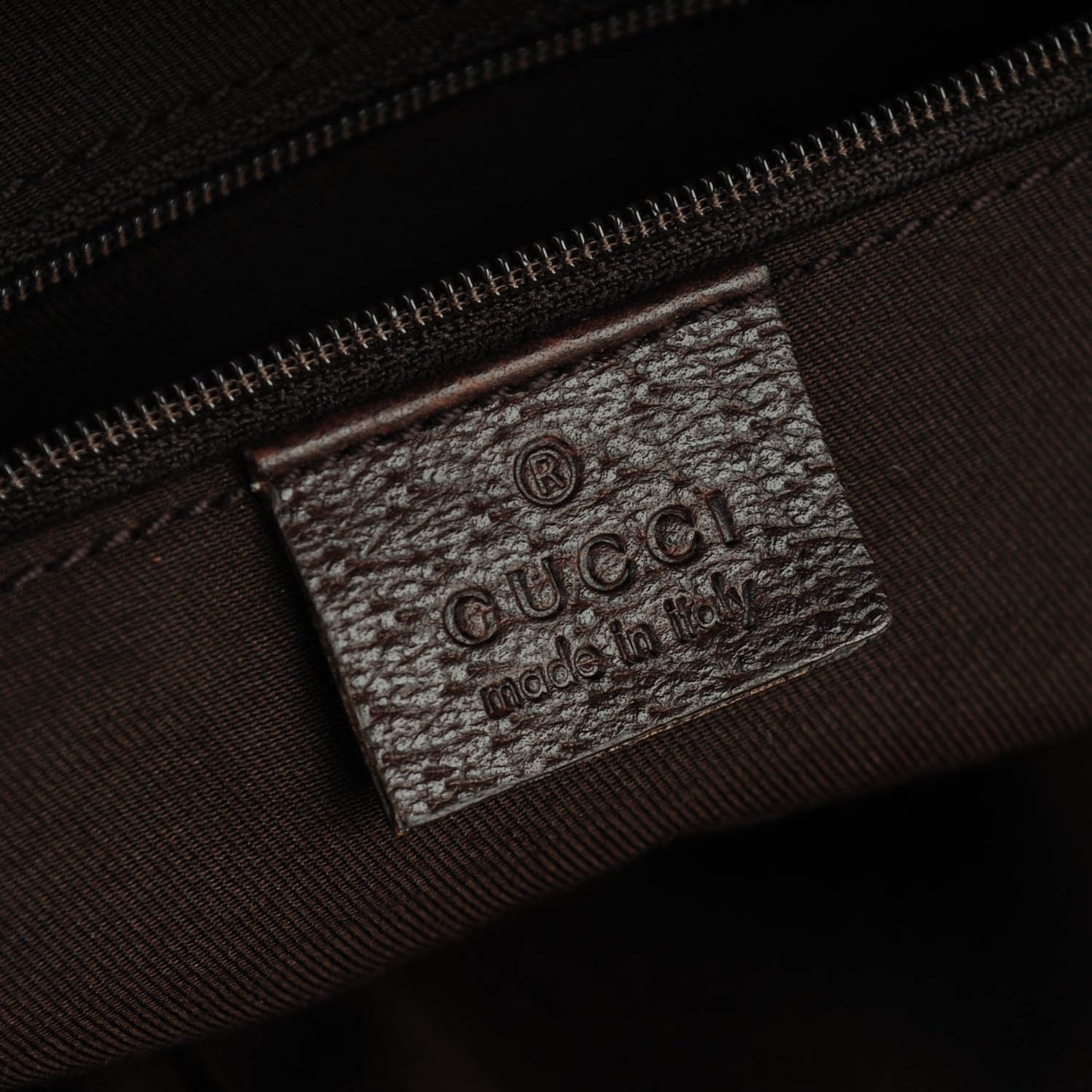 Monogram Small Abbey Tote Dark Brown