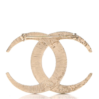 Chanel Baguette Crystal Dubai CC Brooch Gold 3 of 7