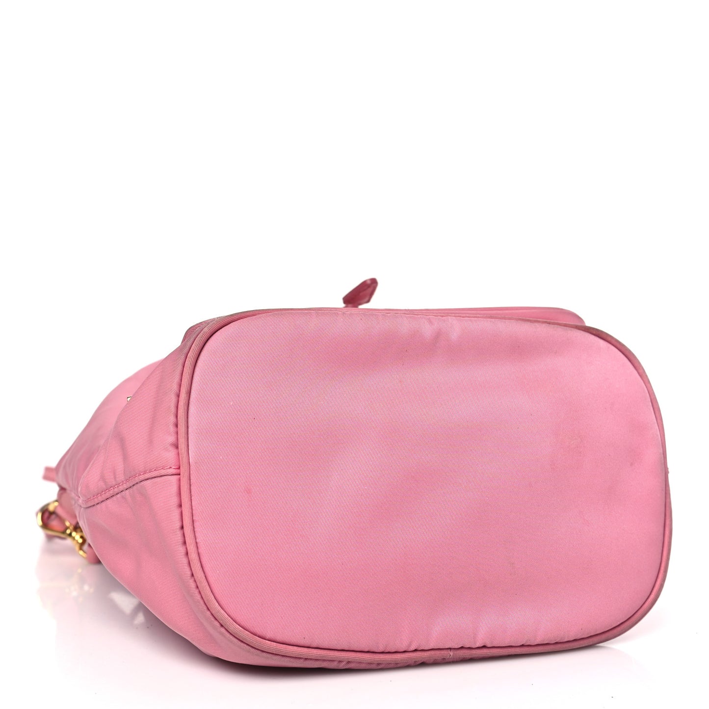 Re-Nylon Saffiano Duet Bucket Crossbody Bag Begonia