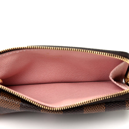 Louis Vuitton Damier Ebene Recto Verso Card Holder Rose Ballerine 5 of 7