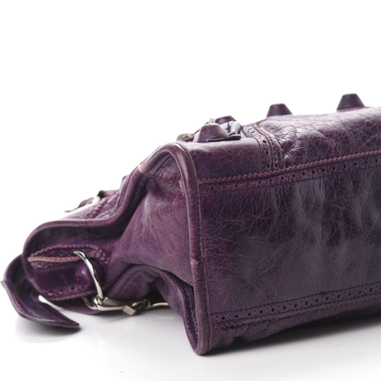 Agneau Giant Brogues Hardware City Raisin
