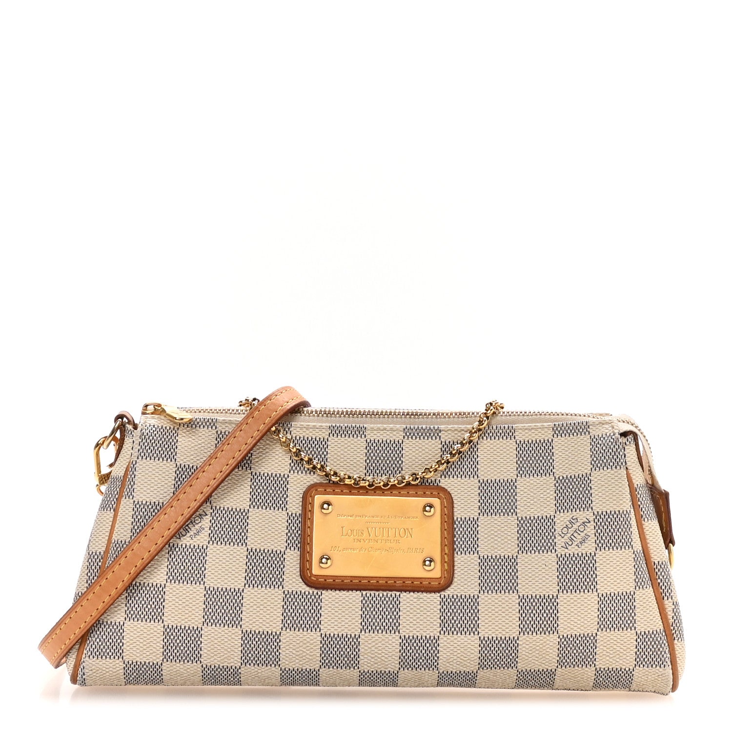 Louis Vuitton Damier Azur Eva Clutch 1 of 12