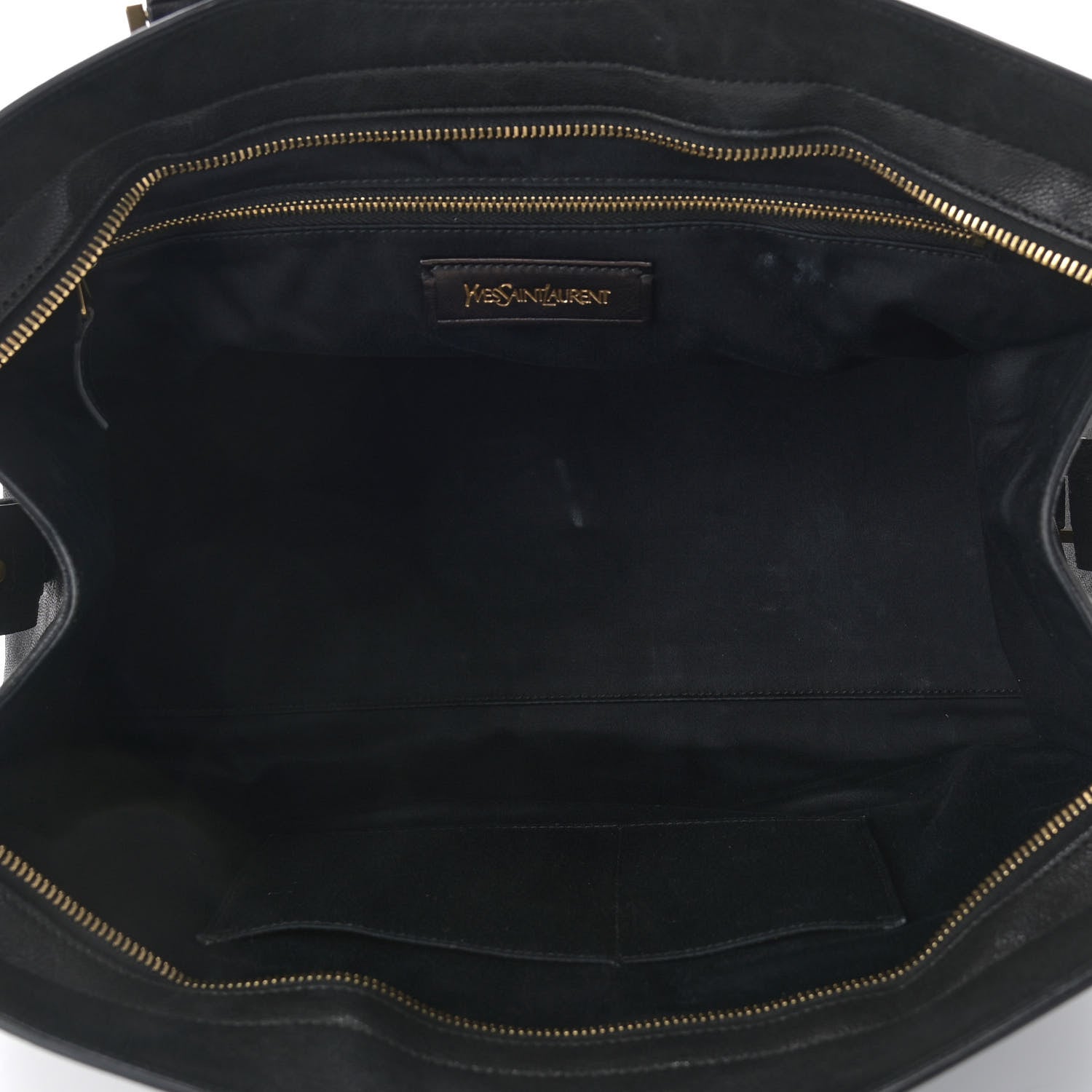 Saint Laurent Sheepskin Medium Cabas ChYc Black 5 of 13