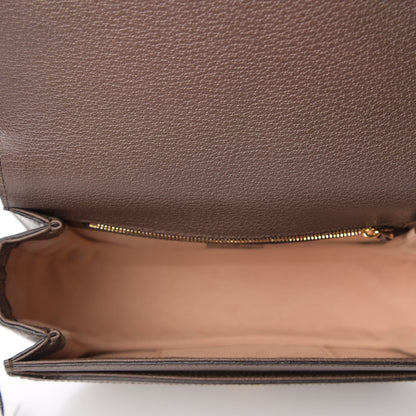 Gucci GG Supreme Monogram Web Small Ophidia Flap Messenger Bag Brown 5 of 10