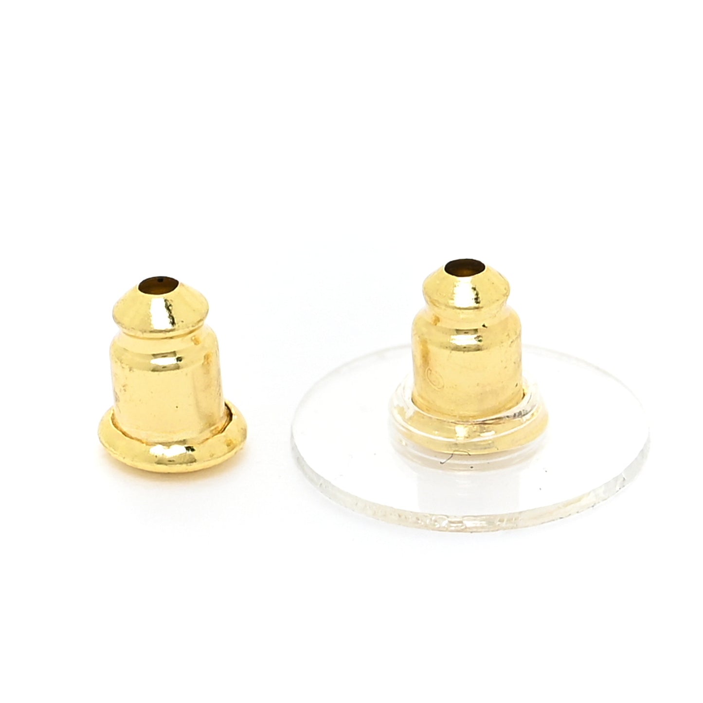 Crystal CC Crown Earrings Gold