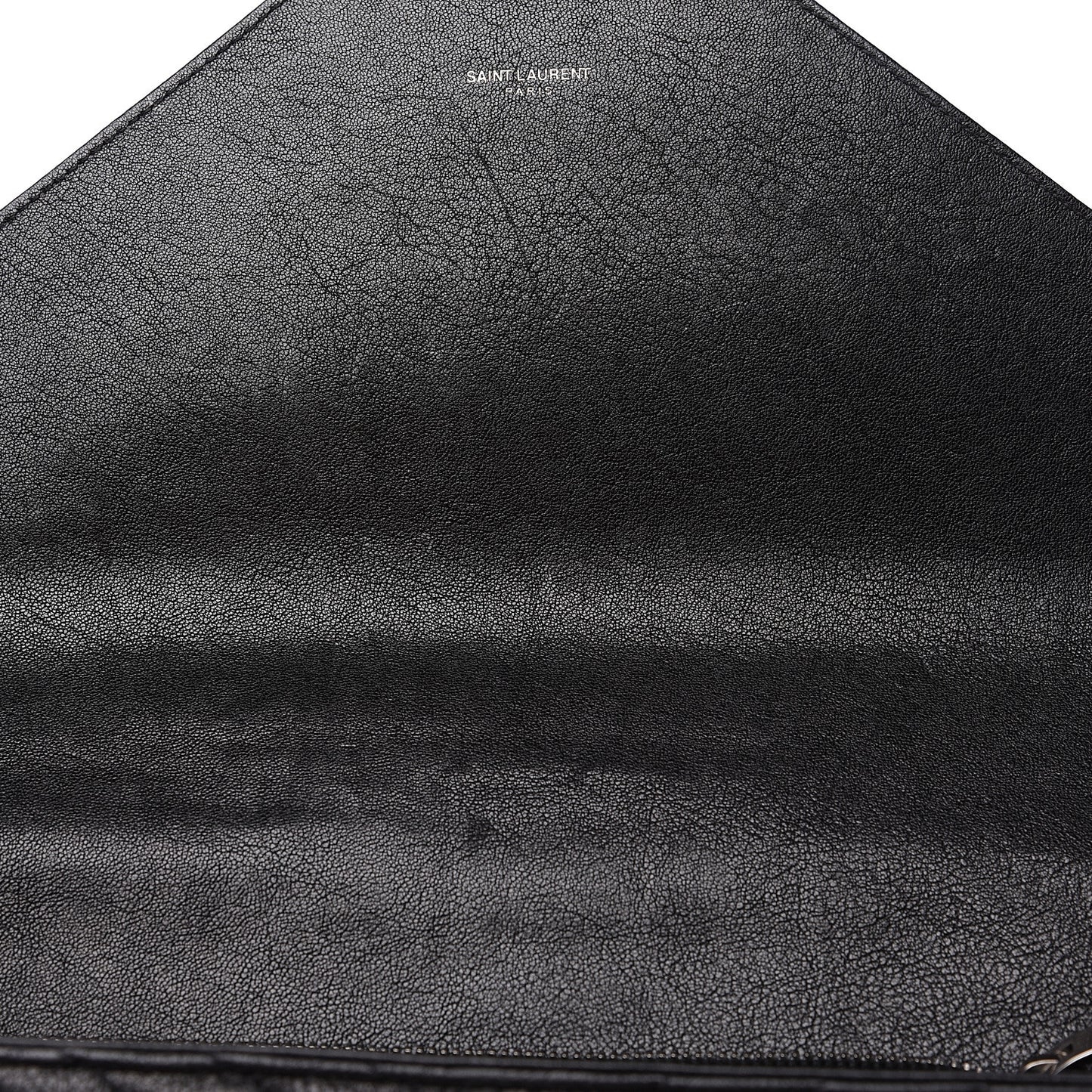 Sheepskin Matelasse Chevron Monogram Large College Satchel Black