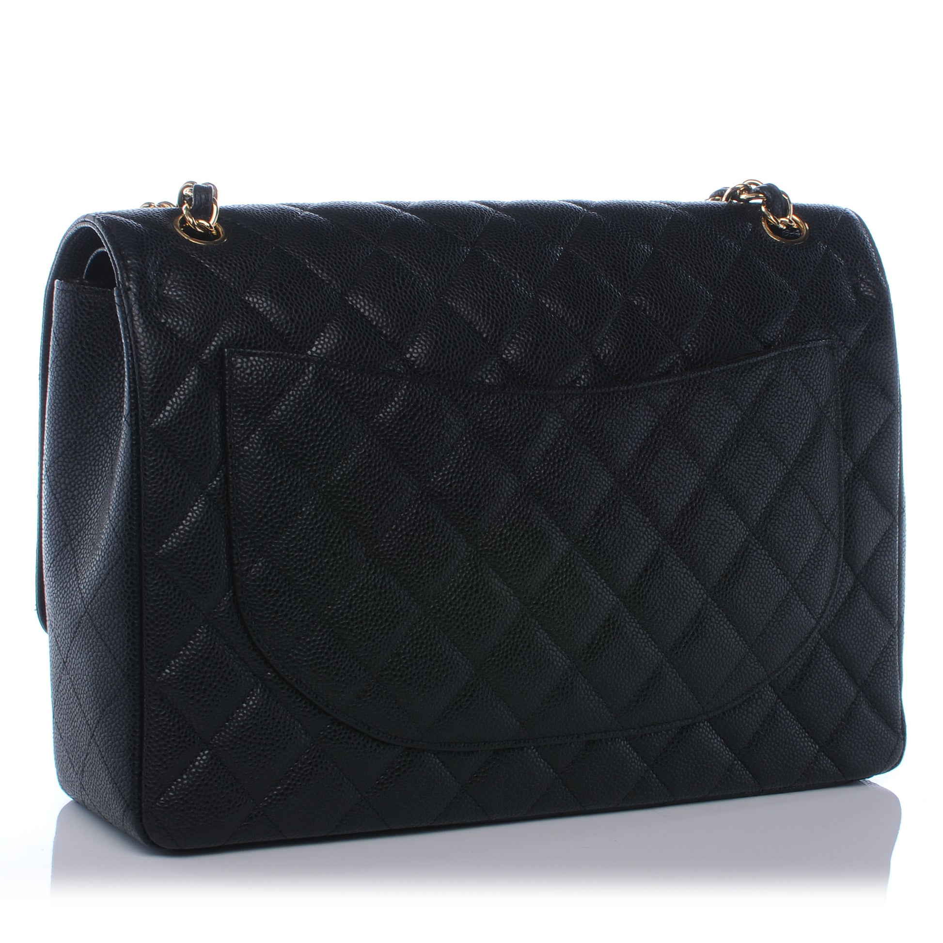 Chanel Caviar Quilted Maxi Double Flap Black 3 of 7