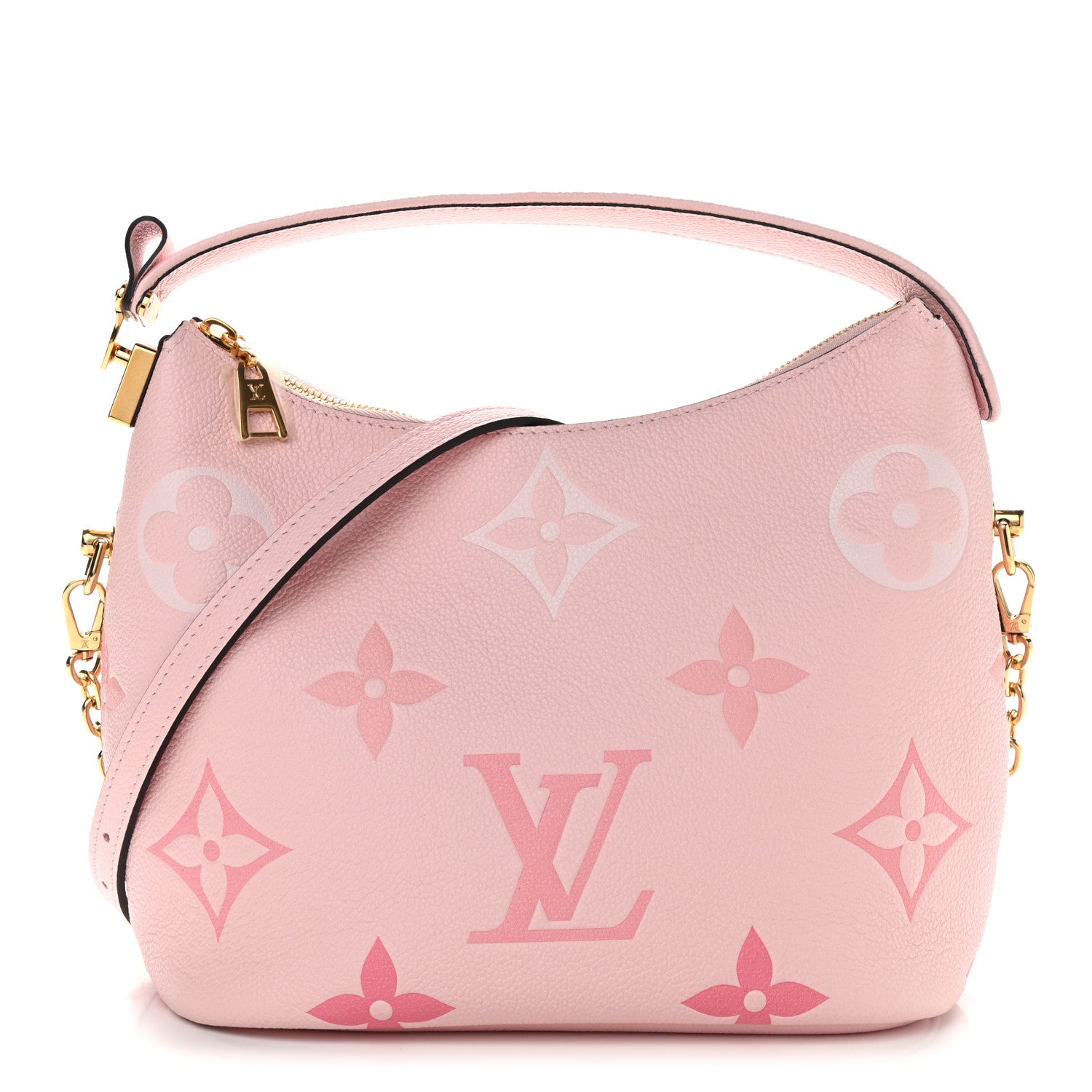 Louis Vuitton Empreinte Monogram Giant By The Pool Marshmallow Hobo PM Bouton De Rose 1 of 9