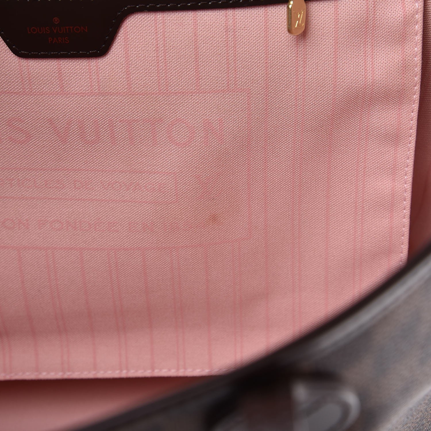 Louis Vuitton Damier Ebene Neo Neverfull MM Rose Ballerine 13 of 17