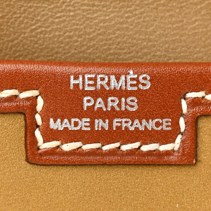 Hermes Tadelakt Natural Tadelakt Mini Jige 20 Cardamome Fauve 6 of 8