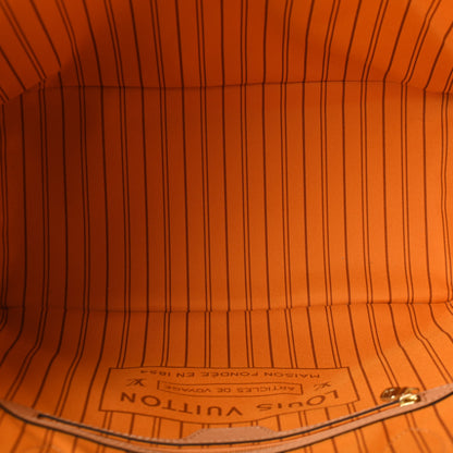 Louis Vuitton Damier Azur Braided Neverfull MM Orange 4 of 4