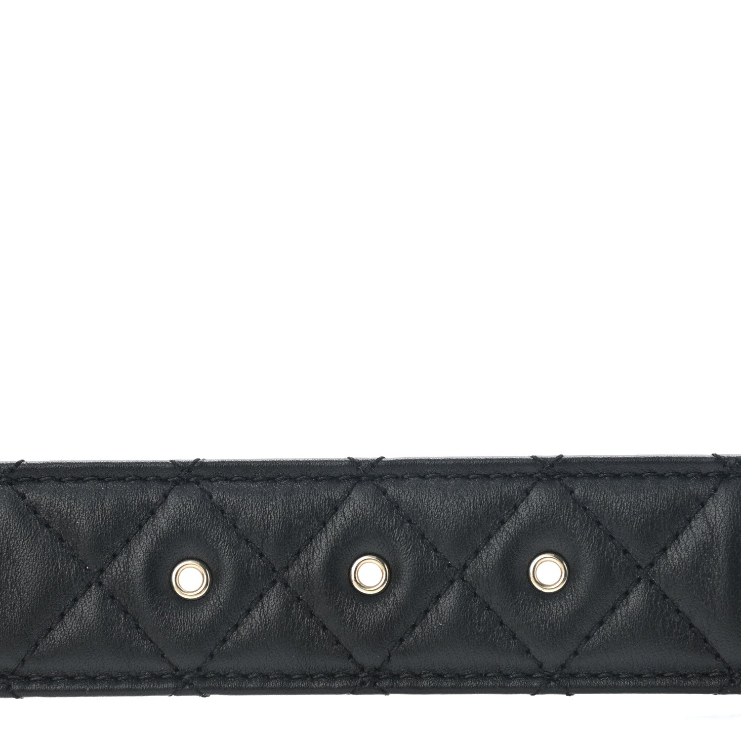 Chanel Calfskin Quilted CC Chain Belt 90 36 Black 7 of 8