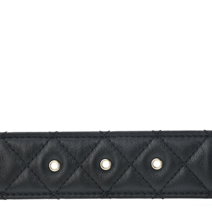 Chanel Calfskin Quilted CC Chain Belt 90 36 Black 7 of 8