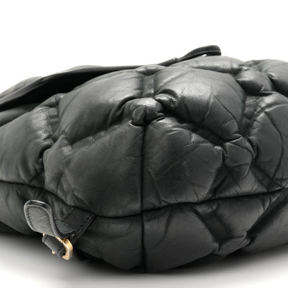 Chanel Iridescent Calfskin Quilted Chesterfield Backpack Black 10 of 11