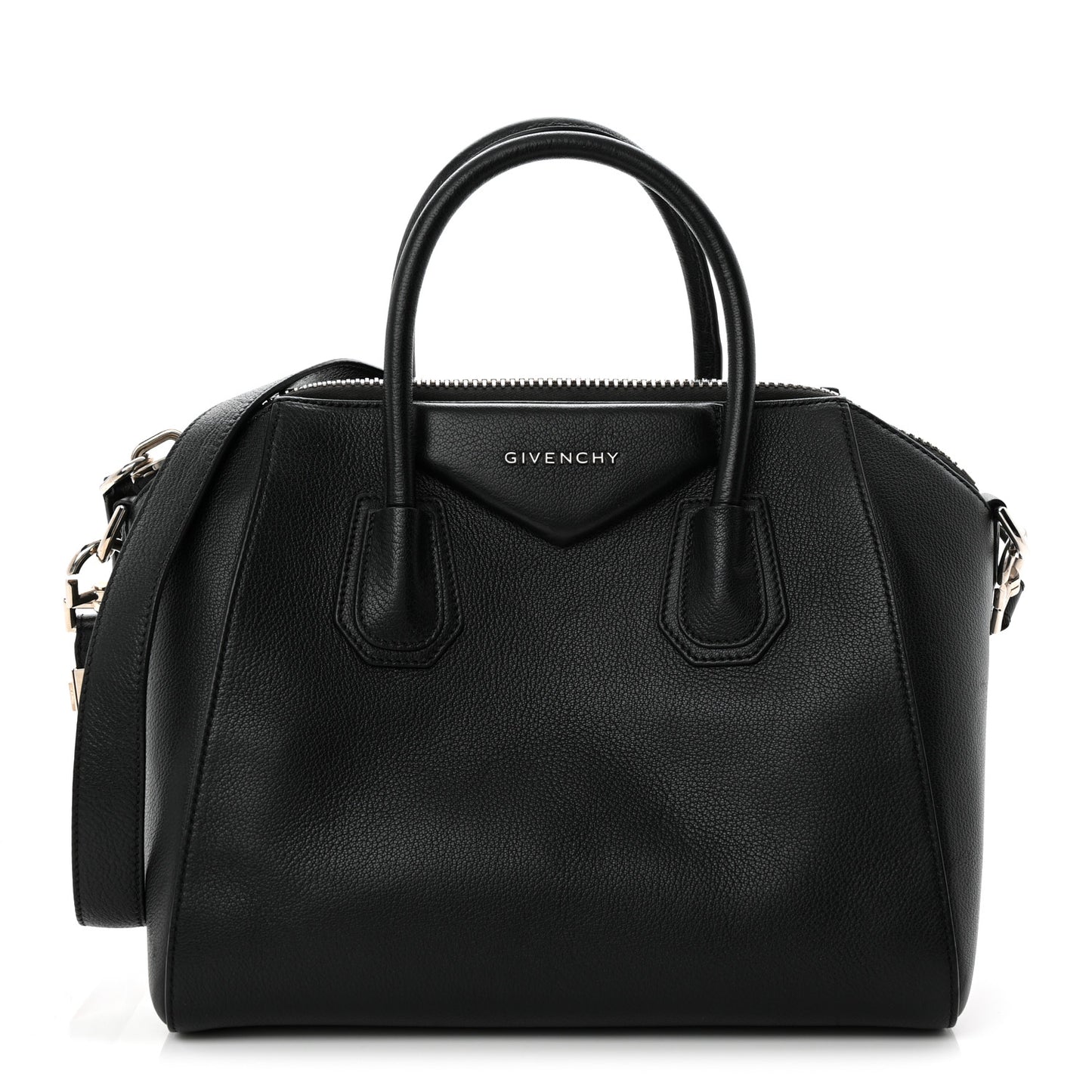 Sugar Goatskin Small Antigona Black
