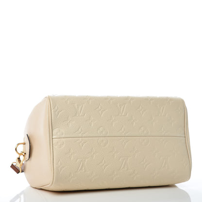Louis Vuitton Empreinte Calfskin Speedy Bandouliere 25 NM Creme Caramel 4 of 10