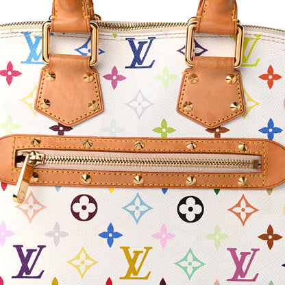 Louis Vuitton Monogram Multicolor Alma White 9 of 11