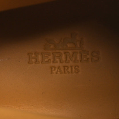 Hermes Velvet Womens Follow Low Boots 35.5 Brun Fume 8 of 9