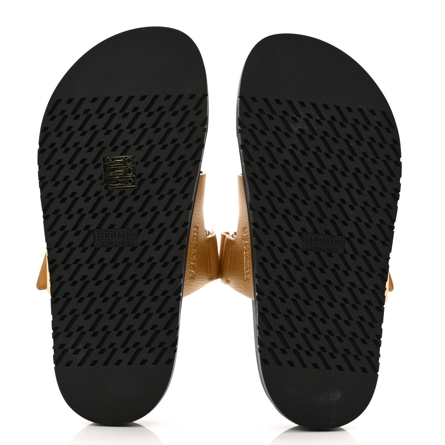Hermes Metallic Goatskin Womens Chypre Sandals 36 Dore 7 of 10