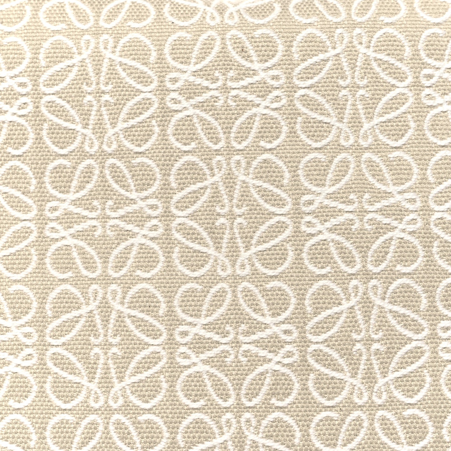 Jacquard Anagram Calfskin Small Cubi Bag Ecru Tan