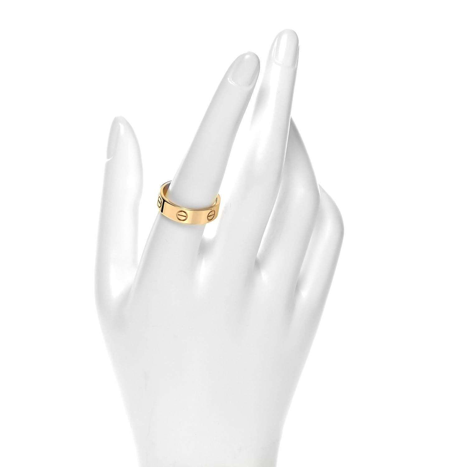 Cartier 18K Yellow Gold 5.5mm LOVE Ring 58 8.25 2 of 5