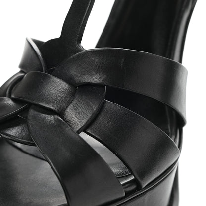 Saint Laurent Patent Tribute 105 Platform Sandals 41 Black 11 of 11