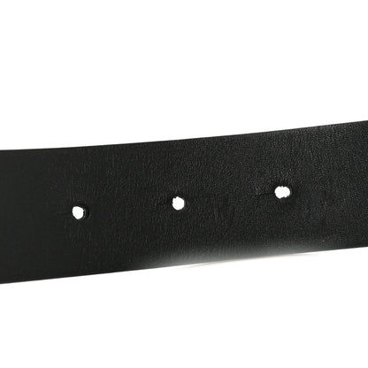 Chanel Crumpled Calfskin Pearl CC Belt 105 42 Black 4 of 8