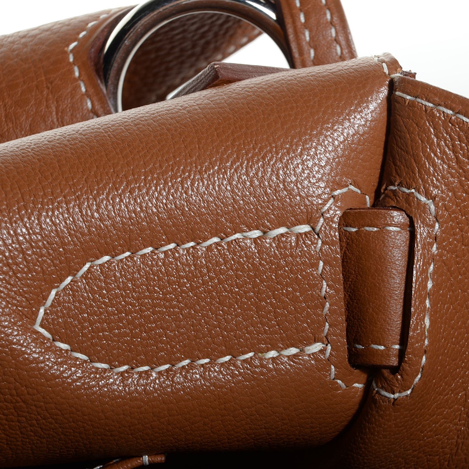 Hermes Taurillon Clemence Jypsiere 34 Gold 12 of 17