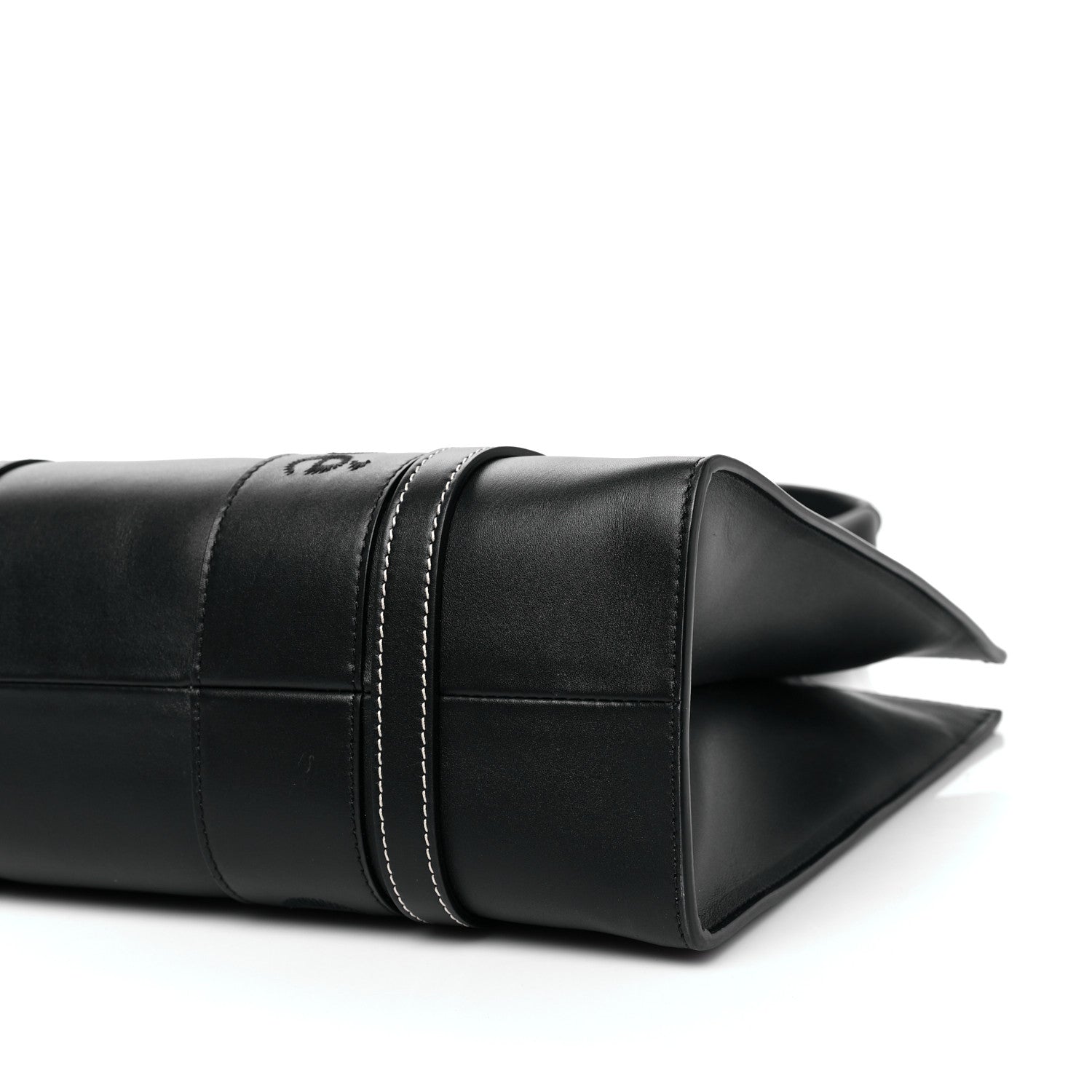 Chloe Calfskin Medium Woody Tote Black 8 of 9